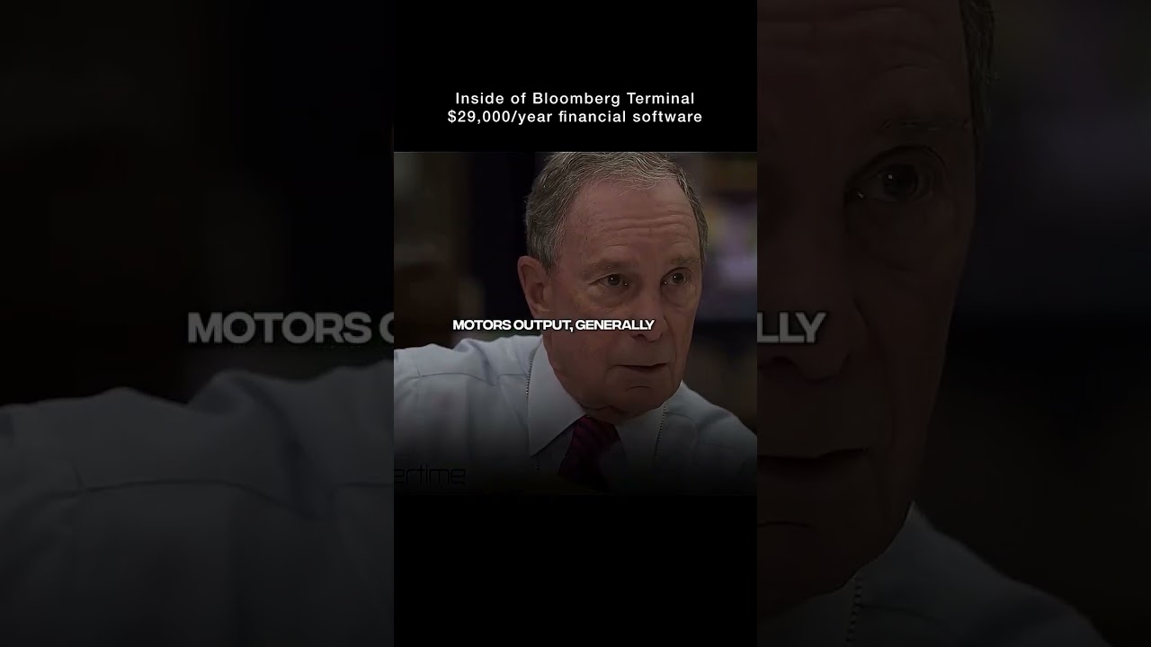 The Bloomberg Terminal costs over $30,000/year per user and powers the financial elite