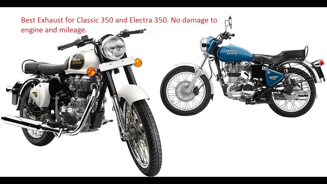 <h1 class=title>Best exhaust/silencer for RE Classic 350/Electra 350. No damage to engine & mileage. click on link</h1>
