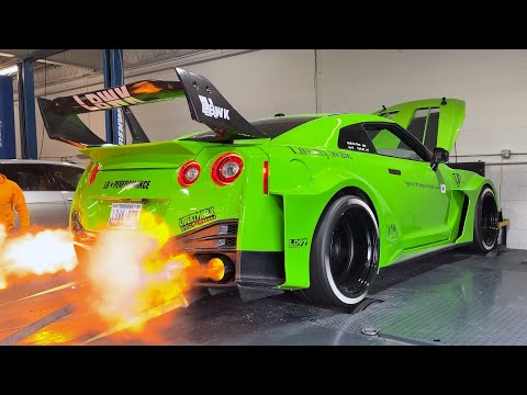 Liberty Walk NISSAN GTR R35 Dyno Pulls