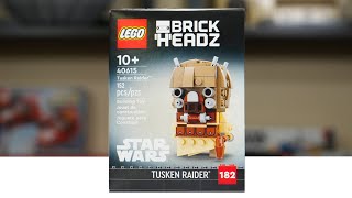 LEGO Star Wars 40615 TUSKEN RAIDER BRICKHEADZ Review! (2023) by MandRproductions