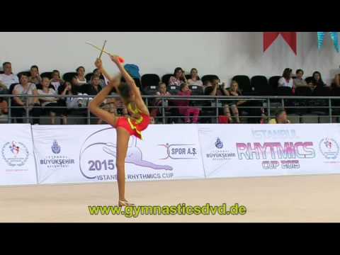 Alina Olkhovskaya - UKR - Istanbul Rhythmic Cup 2015 - Junior 2001 - 02