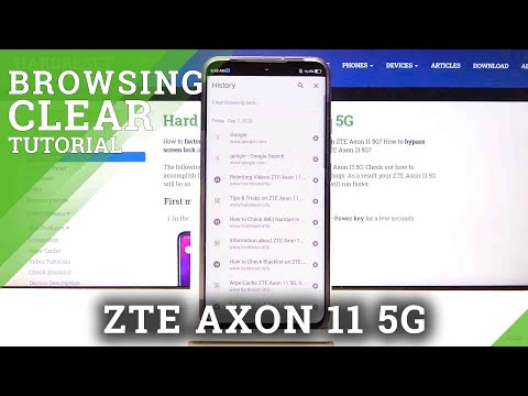 How to Clear Browser Data on ZTE Axon 11 5G – Browser History