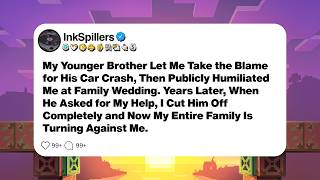 My Younger Brother Let Me Take the Blame for His Car Crash, Then Publicly Humiliated Me at Family...