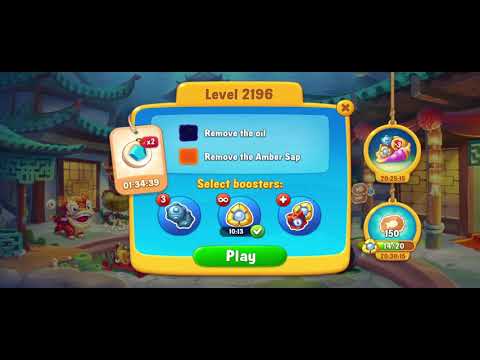 Fishdom Win Strikes Level 2196 - Hard Level 2204, Get 25 Gold Tickets