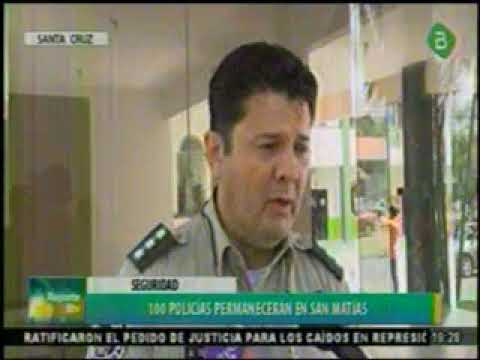 17102018   ALFONSO SILES   100 POLICIAS PERMANECERAN EN SAN MATIAS   BOLIVIA TV