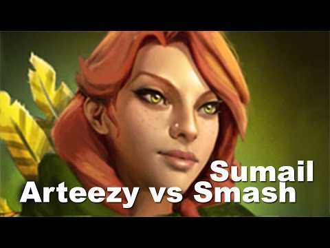 Arteezy plays vs Smash + SumaiL US Pub Dota 2