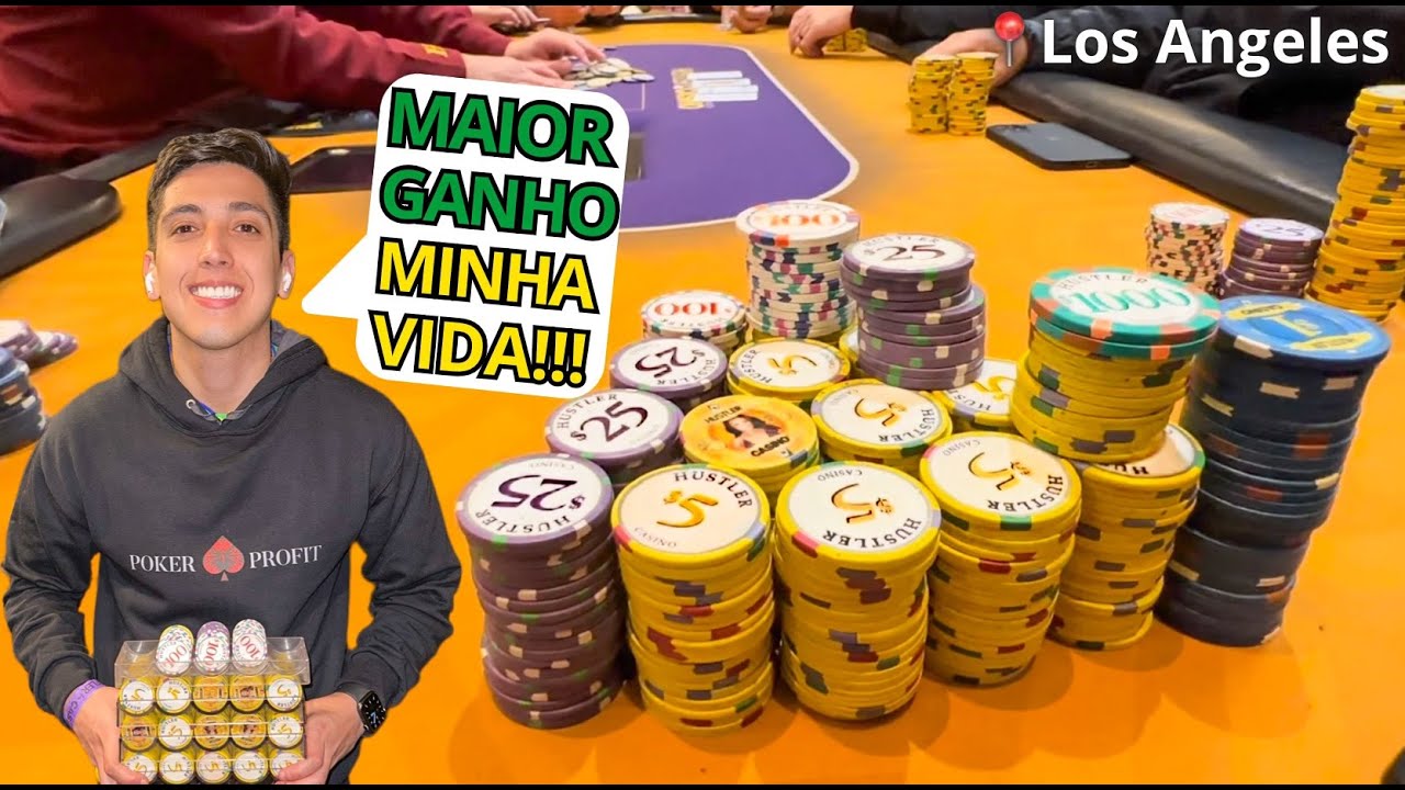 Maior Pote da Minha Vida em Los Angeles 🤯💵💣 Vlog Poker Lucrativo #13