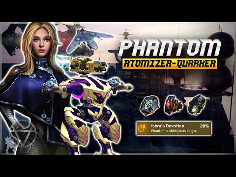 [WR] 🔥 Atomizer Quarker PHANTOM (Enhanced) - Gameplay | War Robots