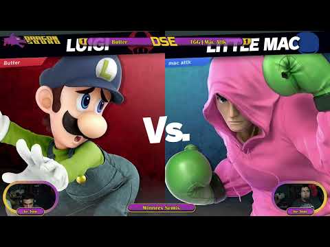 Butter (Luigi) Vs TGG | Mac Attk (Little Mac) AL ENDGAME Winners Semi Finals