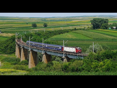 [4K] InterRegio 1831 Galati - Cluj-Napoca over Dragoiesti viaduct [July, 2021]