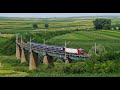 4K InterRegio 1831 Galati Cluj Napoca Over Dragoiesti Viaduct July 2021