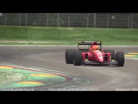 Brutal sound f1 V12 symphony/Ferrari F92A at Imola (Italy)