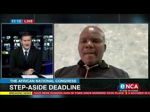 Discussion ANC step aside deadline