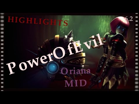 (60fps)~ OG PowerOfEvil - Orianna vs Twisted Fate - EUW LOL SoloQ - Highlights