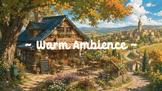 Warm Ambience 🌻 Comfort Autumn for Insomnia Relief ☕ Stress Relief with Lofi Hip Hop & Chill Beat