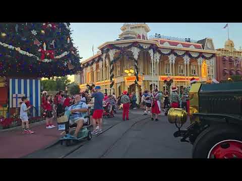 Disney World Magic Kingdom Main Street At Sunset