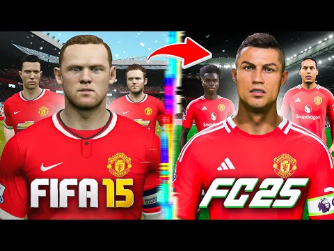 I Rebuild Manchester United From FIFA 15 to FC 25!