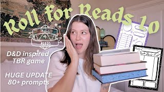 Dungeons & Dragons Inspired TBR Game *HUGE UPDATE* 1.0 edition + January TBR