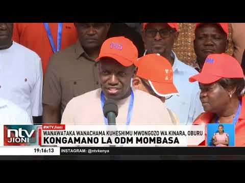 Chama cha ODM chasema hakitaruhusu yeyote kutoa taarifa kinzani na wasimamizi wa chama hicho