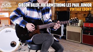 Video thumbnail for No Talking...Just Tones | Gibson Billie Joe Armstrong Signature Les Paul Junior Vintage Ebony by Peach Guitars