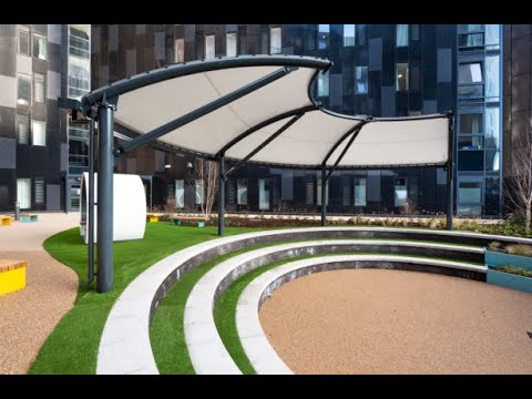 Amphitheatre canopy for Onyx Student Accommodation