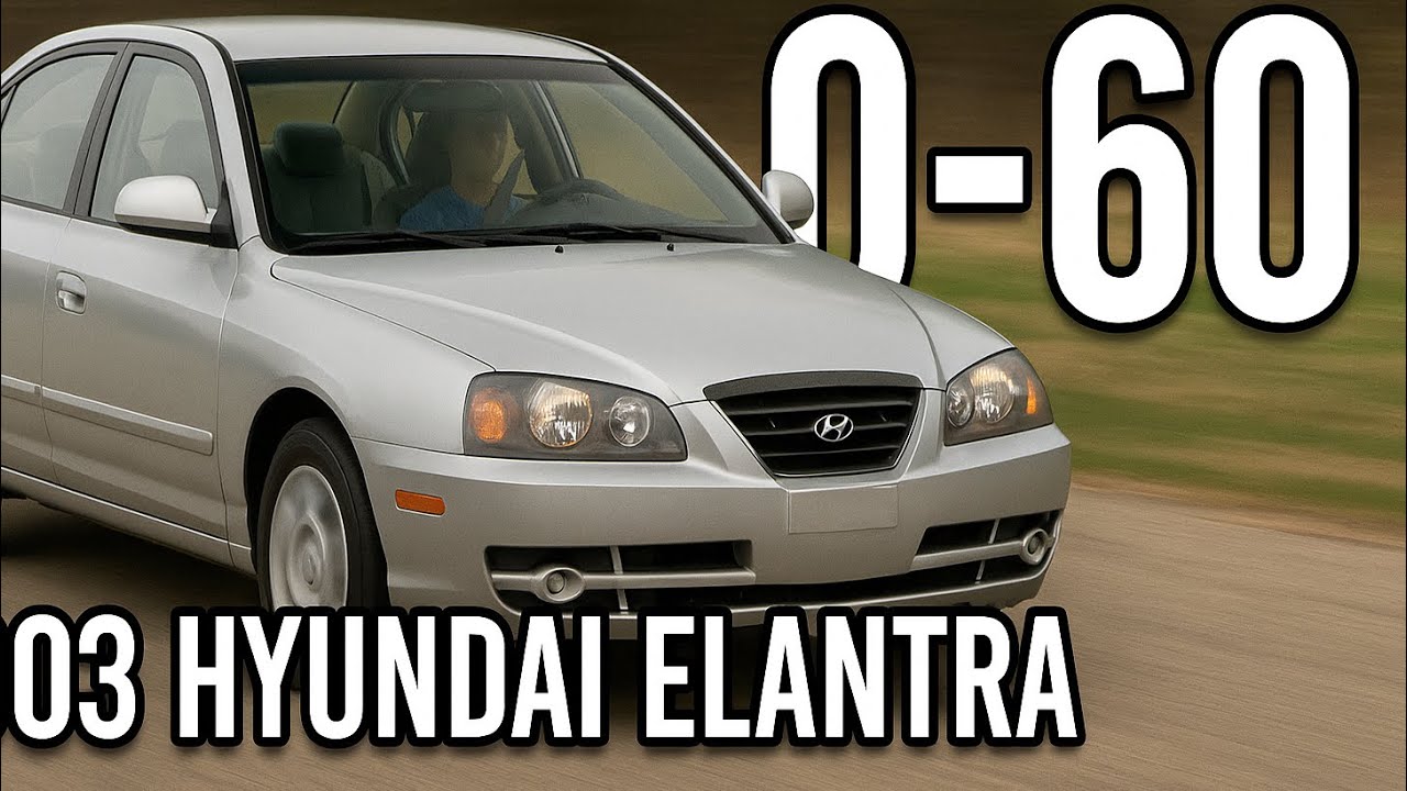 2003 Hyundai Elantra 0-60 MPH β Budget Sedan Speed Test!