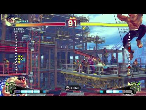 sunset01 [Sagat] vs S YamaG [Honda] SSF4 Japanese Online Ranked Matches - TRUE-HD