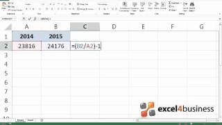 How to Calculate Percent Change in Excel