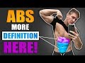 3 Easy Tips For More Defined ABS! | DO THESE AT HOME!