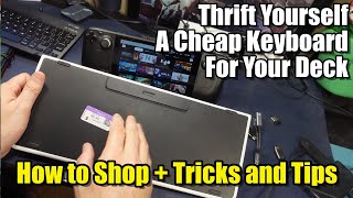Steam Deck: Get A Thrift Store Keyboard to Enhance Your Quality of Life!