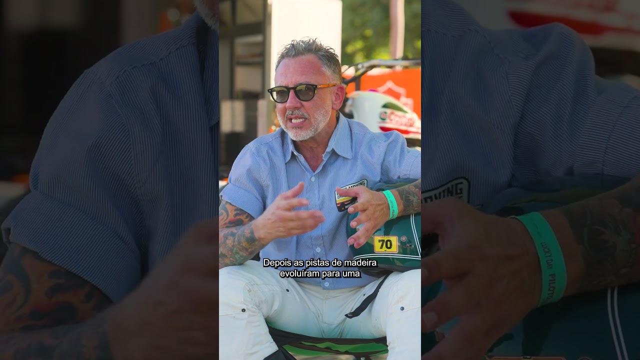 Aqui, se a moto não sair de lado, tem alguma coisa errada 😂