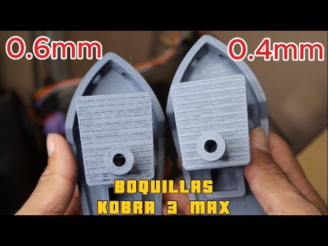 Vídeo relacionado con IdeaFormer 5 Piezas 0,4 mm Acero Endurecido Volcano Boquilla, Hardened Steel Volcano Nozzle Extrusora de Metal Boquilla para Artillery Sidewinder X1/X2 /Genius para Anycubic Vyper/Kobra Plus/Kobra Max