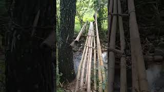 Download lagu Melewati jembatan kayu angker  yg hampir roboh gais.. mp3