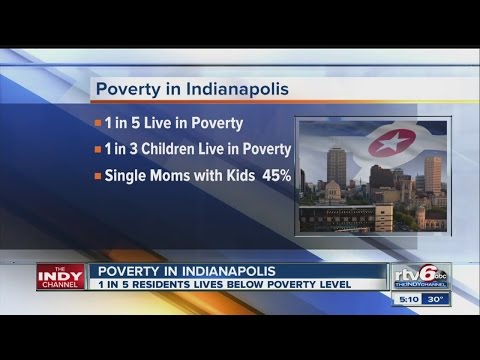 Study: 1 in 5 Indianapolis residents lives below poverty