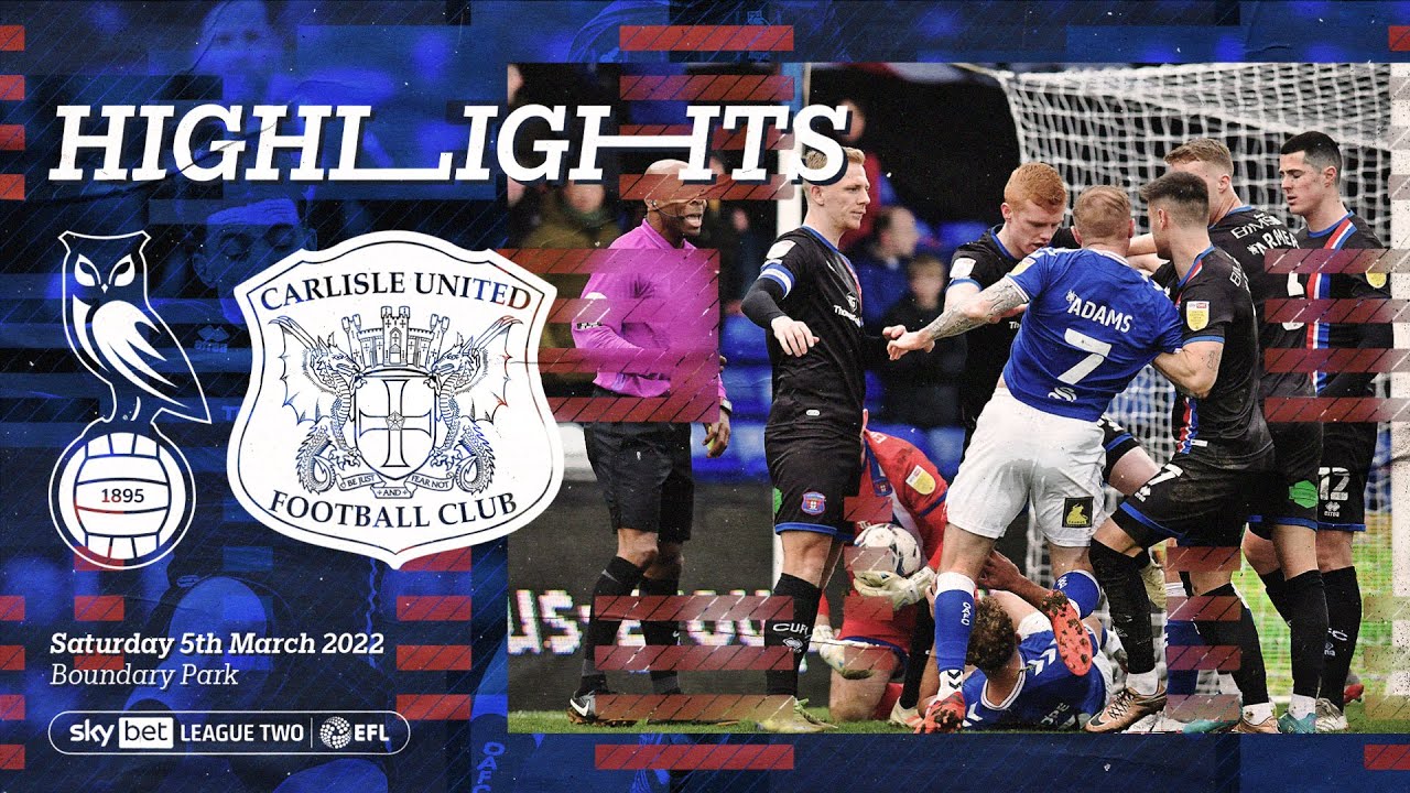 Oldham Athletic vs Carlisle United highlights