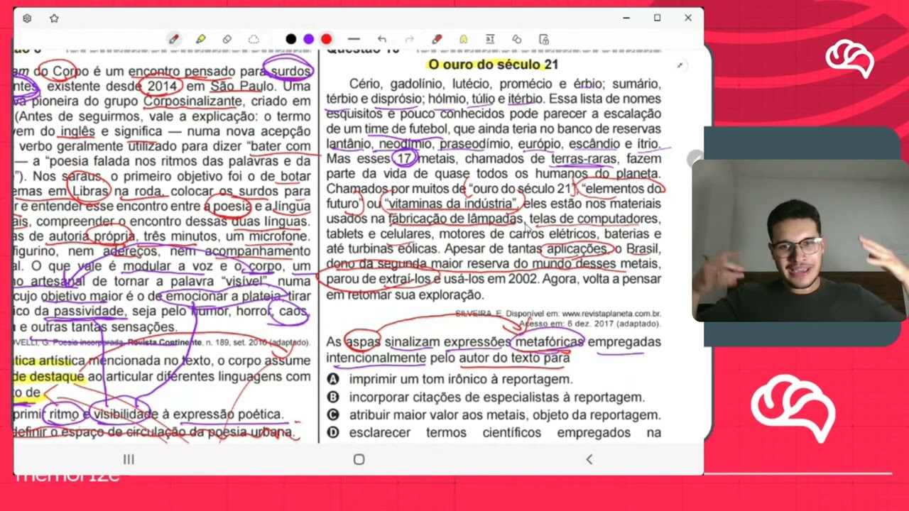 Resolução em Vídeo — Questão 10 ENEM 2020