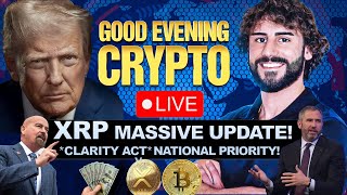 🚨 BREAKING: U.S. TREASURY - CLARITY ACT IS A "NATIONAL PRIORITY" 🚨 XRP & WHITE HOUSE CONNECTION!!