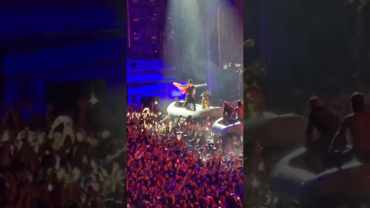 «Ռամշտայնի» համերգի ժամանակ ծածանվում է Հայաստանի դրոշը