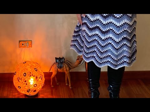 Cum se croseteaza fusta zig zag