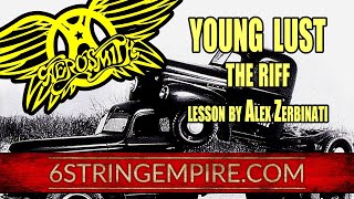 AEROSMITH - YOUNG LUST - GUITAR LESSON