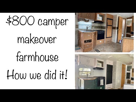 Budget camper makeover | Farmhouse | DIY | Hannah Diaz