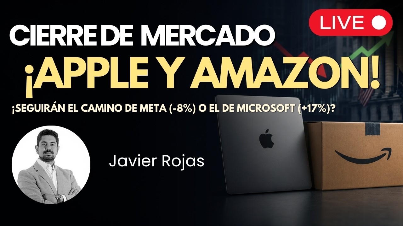 WALL STREET EN VUELO LIBRE: MICROSOFT Y AMAZON DISPARAN LA PASIÓN POR LA IA MIENTRAS META SE HUNDE Y APPLE DEFINE EL DESTINO DEL MERCADO