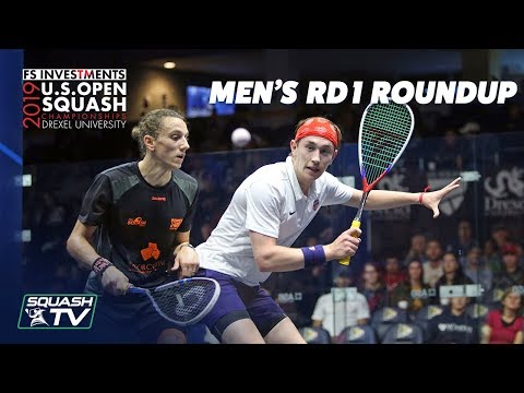 Squash: U.S. Open 2019 - Men's Rd 1 Roundup