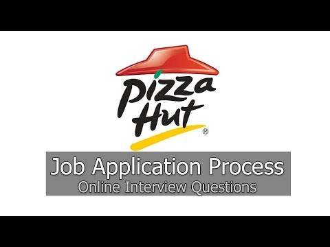Pizza Hut Job Application Process 2019