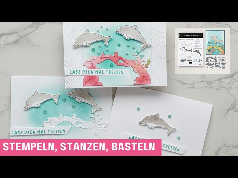 🔴Flippige Flossen-drei tolle Karten Ideen live gebastelt