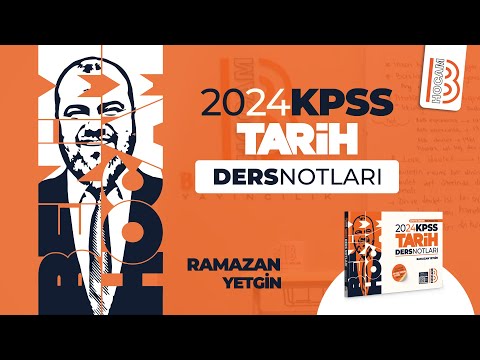 6) KPSS Tarih - İslamiyet Öncesi Türk Siyasi Tarihi - VI - Ramazan YETGİN - 2024