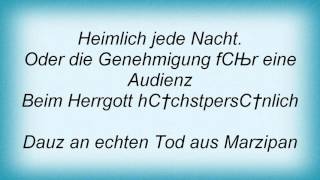 Ludwig Hirsch - Tante Dorothee Lyrics