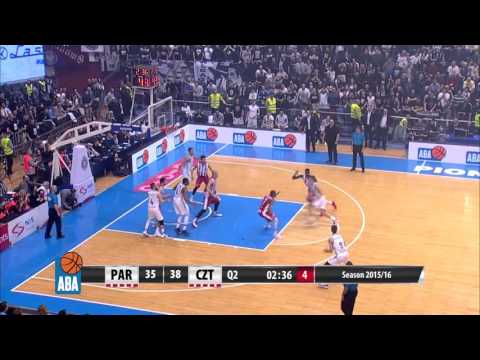 ABA Liga 2015/16 highlights: Partizan NIS - Crvena zvezda Telekom R21 (25.1.2016)