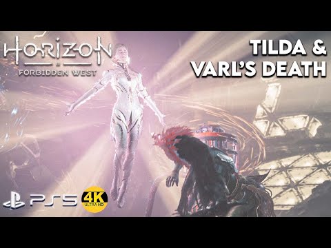 Varl Death Scene and Tilda Helping Aloy Escape the Zeniths - Horizon Forbidden West - PS5 4K60 FPS