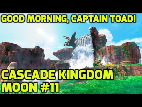 Super Mario Odyssey - Cascade Kingdom Moon #11 - Good Morning, Captain Toad!